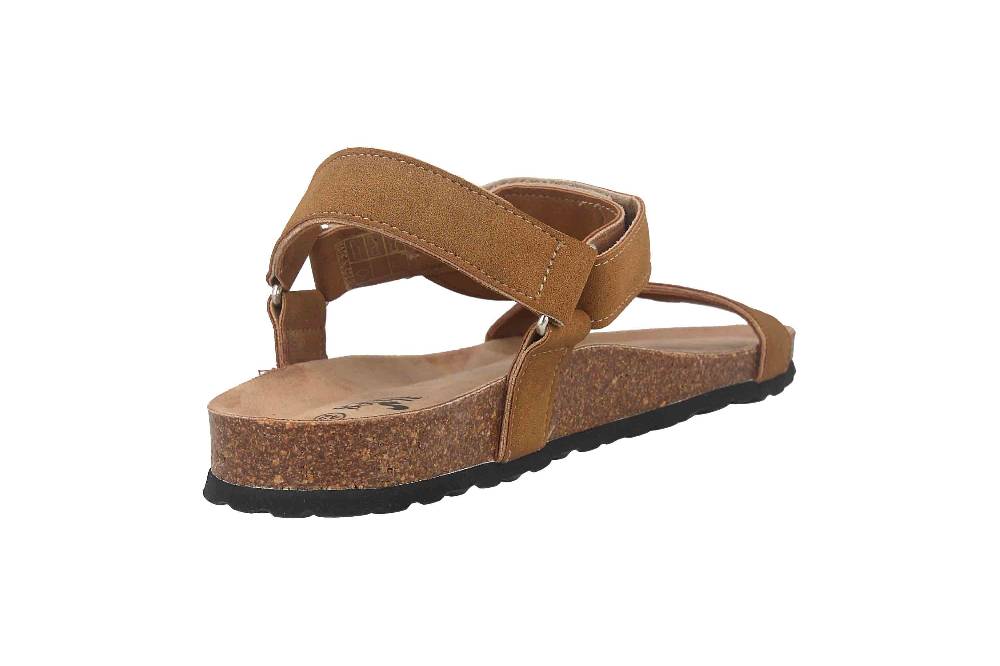 Thies Sandalen In Übergrößen Braun Th520026-01 Cognac Große Damenschuhe