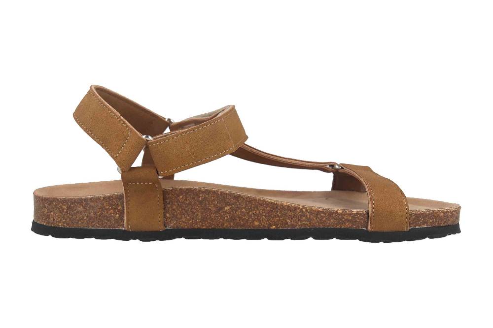 Thies Sandalen In Übergrößen Braun Th520026-01 Cognac Große Damenschuhe