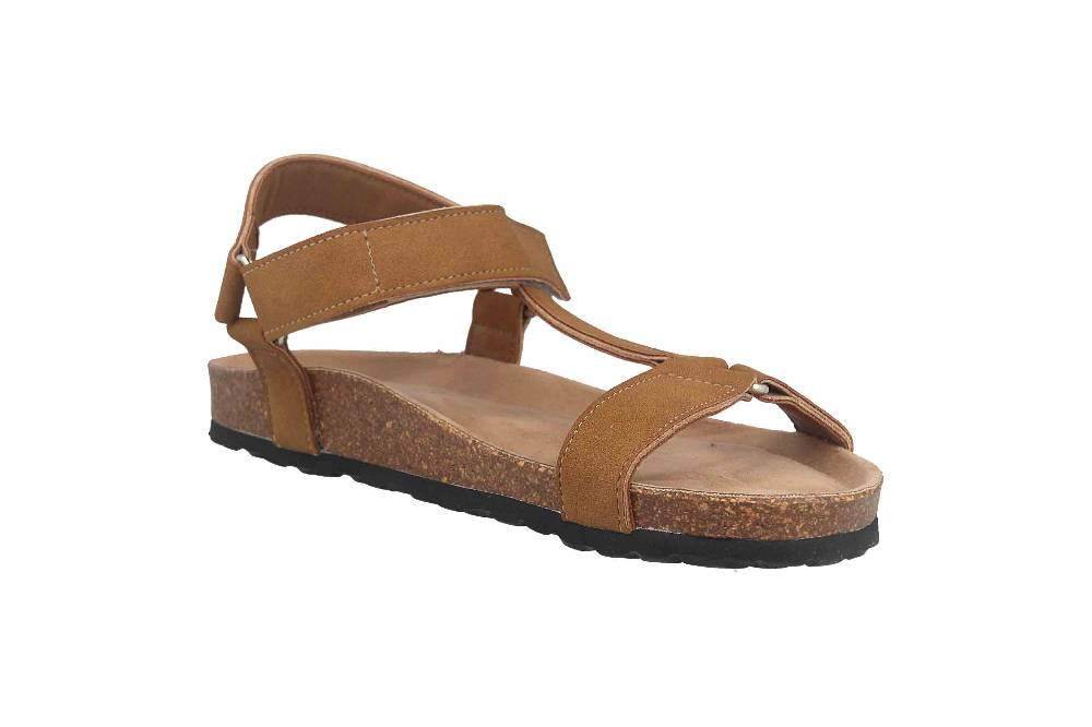 Thies Sandalen In Übergrößen Braun Th520026-01 Cognac Große Damenschuhe