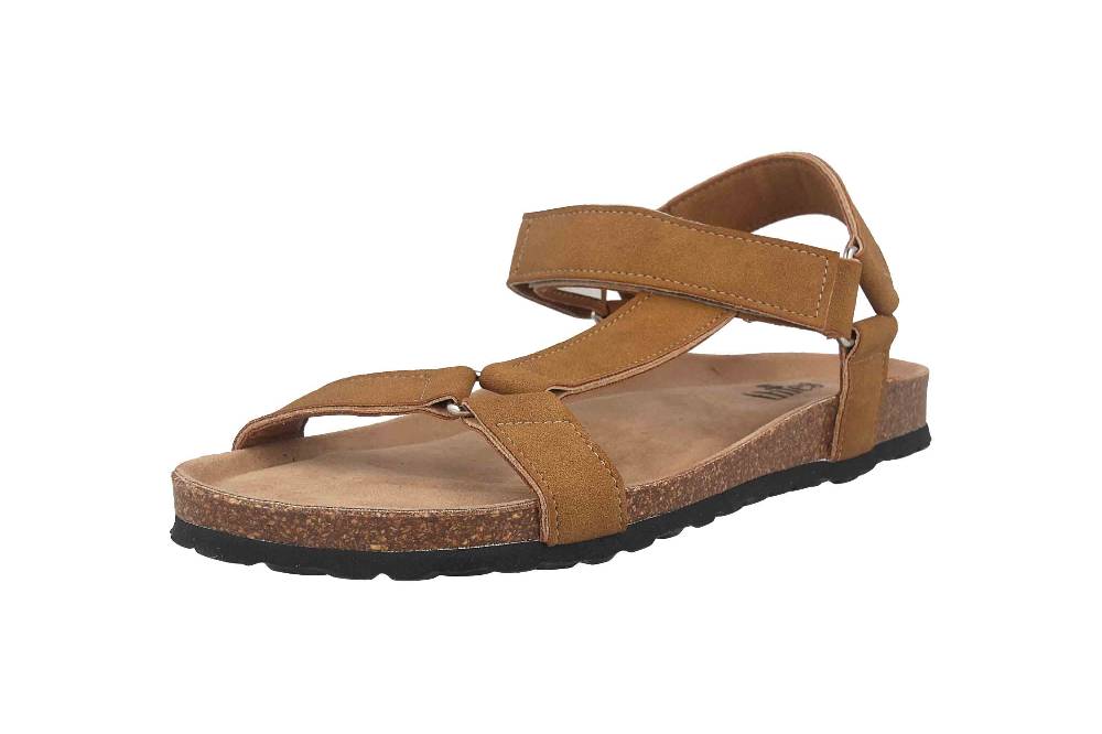 Thies Sandalen In Übergrößen Braun Th520026-01 Cognac Große Damenschuhe