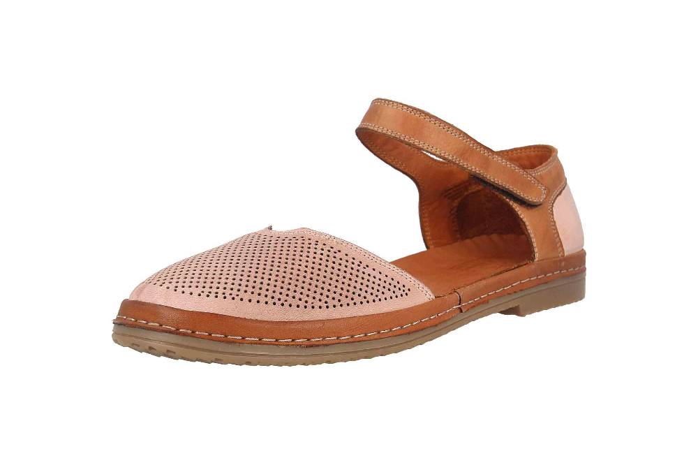 Thies Sandalen In Übergrößen Braun Th520026-01 Cognac Große Damenschuhe