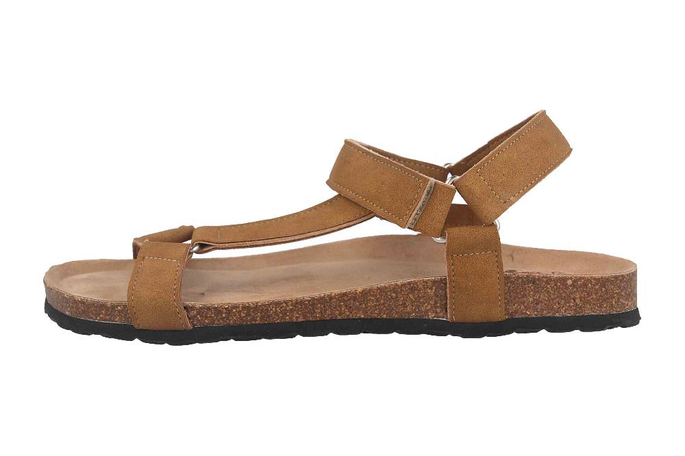 thies Sandalen in Übergrößen Braun th520026-01 cognac große Damenschuhe