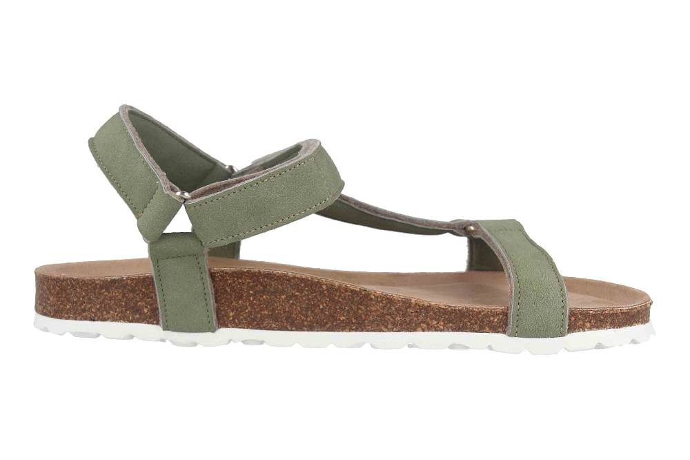 Thies Sandalen In Übergrößen Grün Th520026-01 Emerald Große Damenschuhe