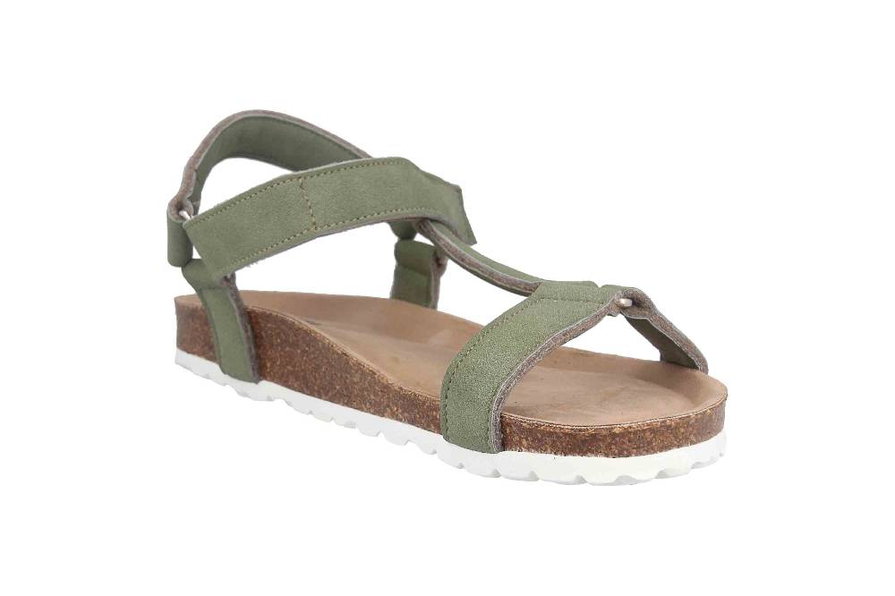 Thies Sandalen In Übergrößen Grün Th520026-01 Emerald Große Damenschuhe