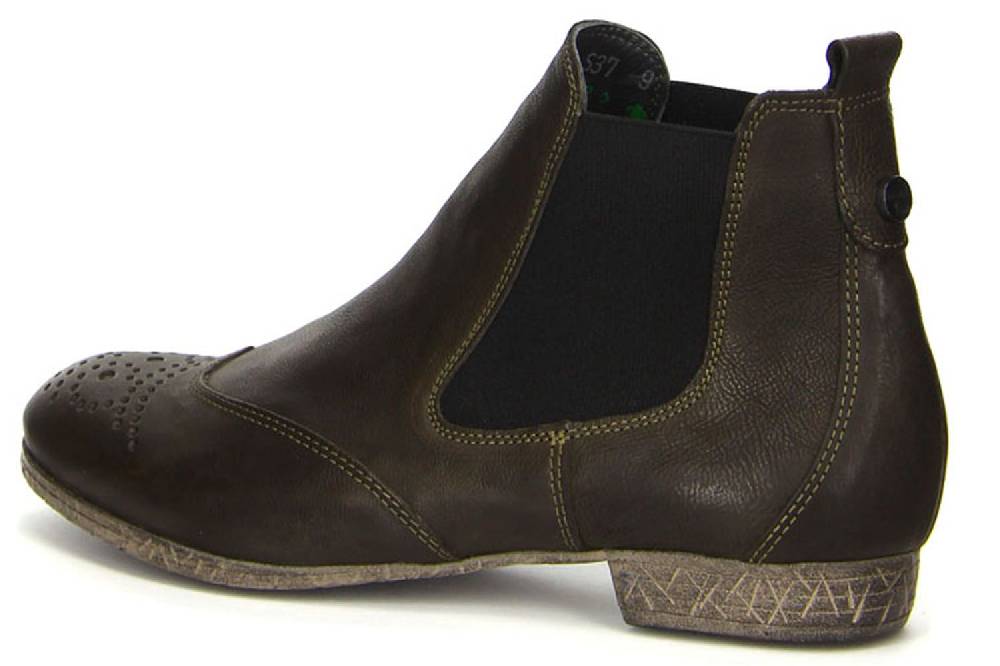 Think! Ebbs Stiefeletten In Übergrößen Grün 3-83136-62 Große Damenschuhe