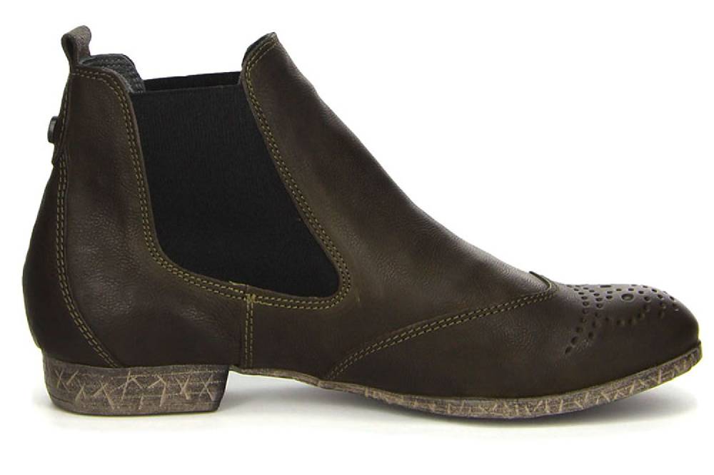 Think! Ebbs Stiefeletten In Übergrößen Grün 3-83136-62 Große Damenschuhe