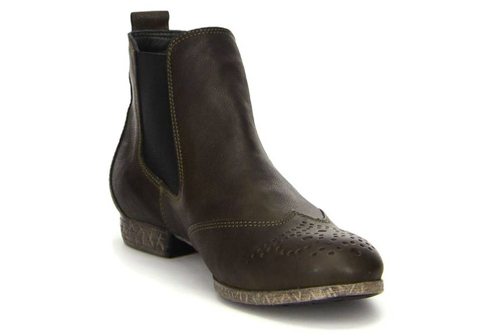 Think! Ebbs Stiefeletten In Übergrößen Grün 3-83136-62 Große Damenschuhe