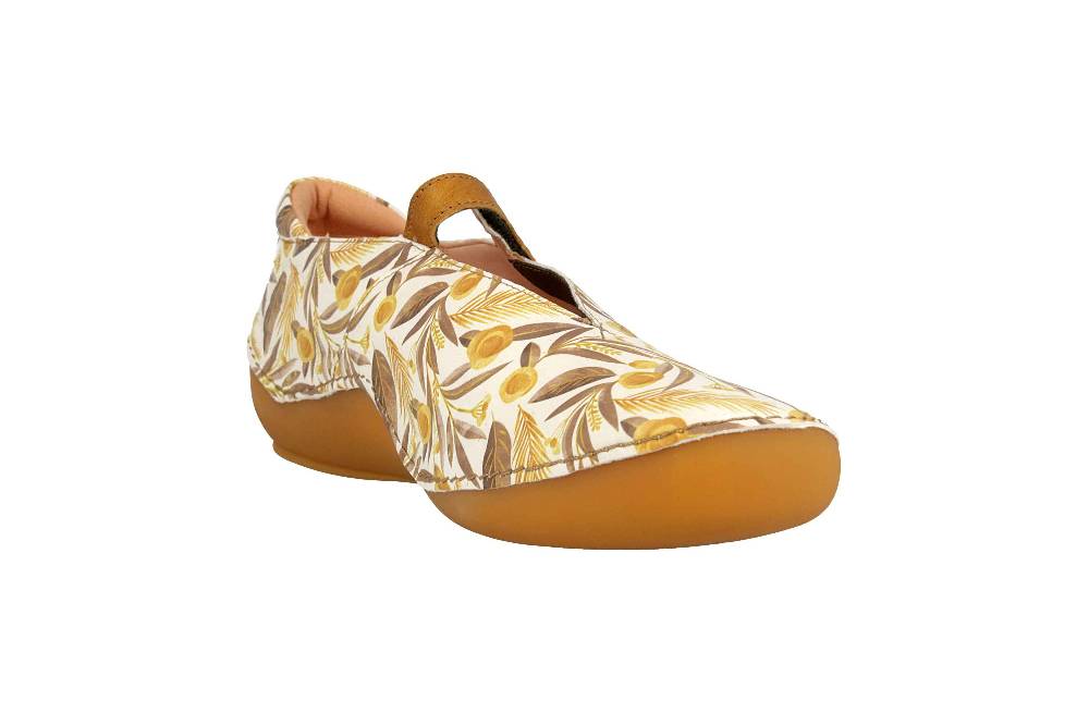 Think! KAPSL Ballerina In Übergrößen Mehrfarbig 4-84059-63 Große Damenschuhe