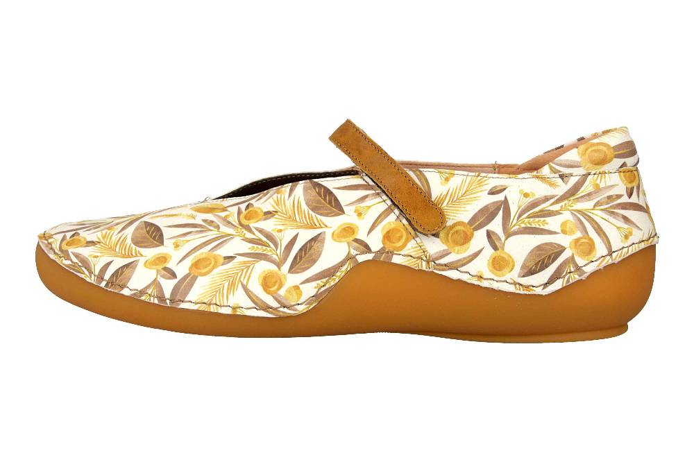 Think! KAPSL Ballerina in Übergrößen Mehrfarbig 4-84059-63 große Damenschuhe