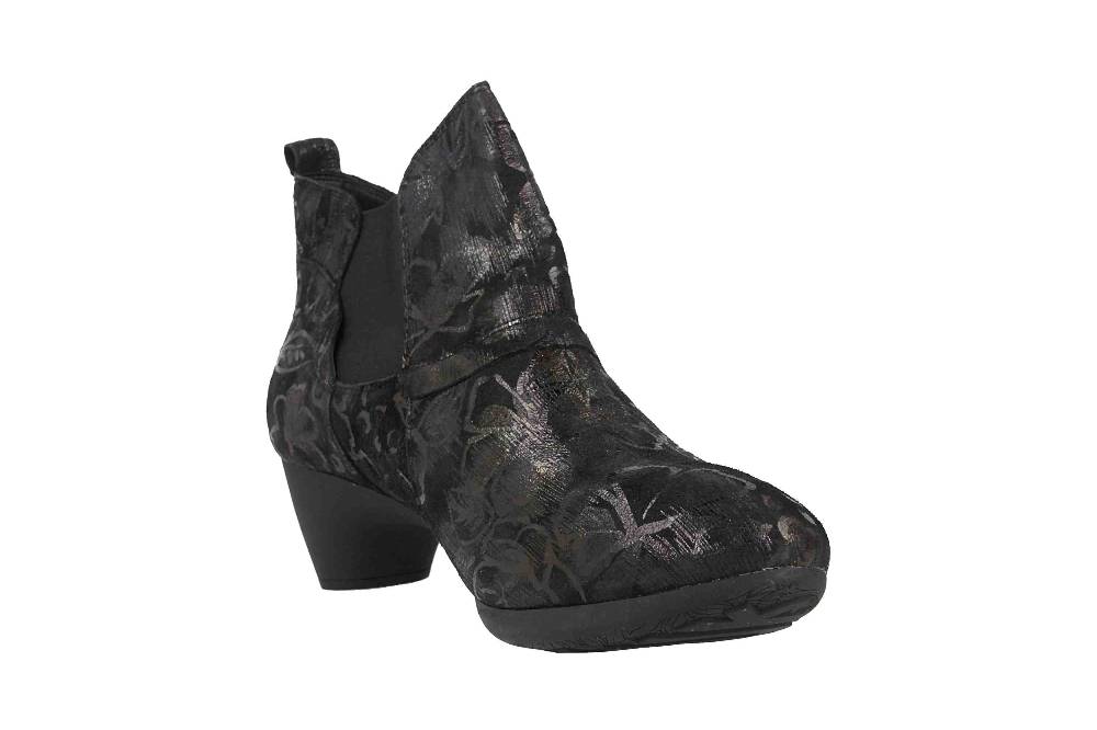 Think! Niah Stiefelette In Übergrößen Schwarz 3-83152-09 Große Damenschuhe
