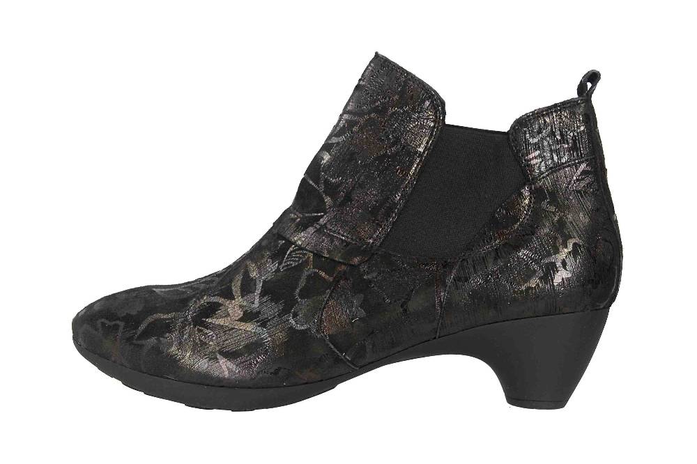 Think! Niah Stiefelette in Übergrößen Schwarz 3-83152-09 große Damenschuhe
