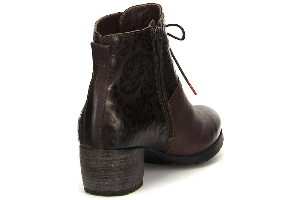 Think! Obajo Stiefeletten In Übergrößen Braun 3-83191-41 Große Damenschuhe
