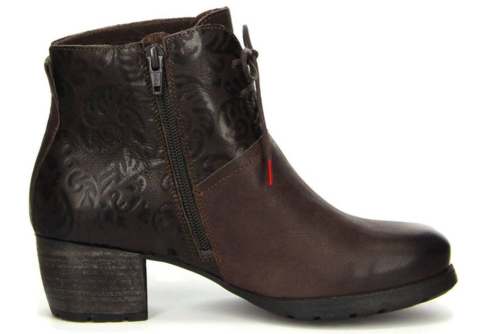 Think! Obajo Stiefeletten In Übergrößen Braun 3-83191-41 Große Damenschuhe