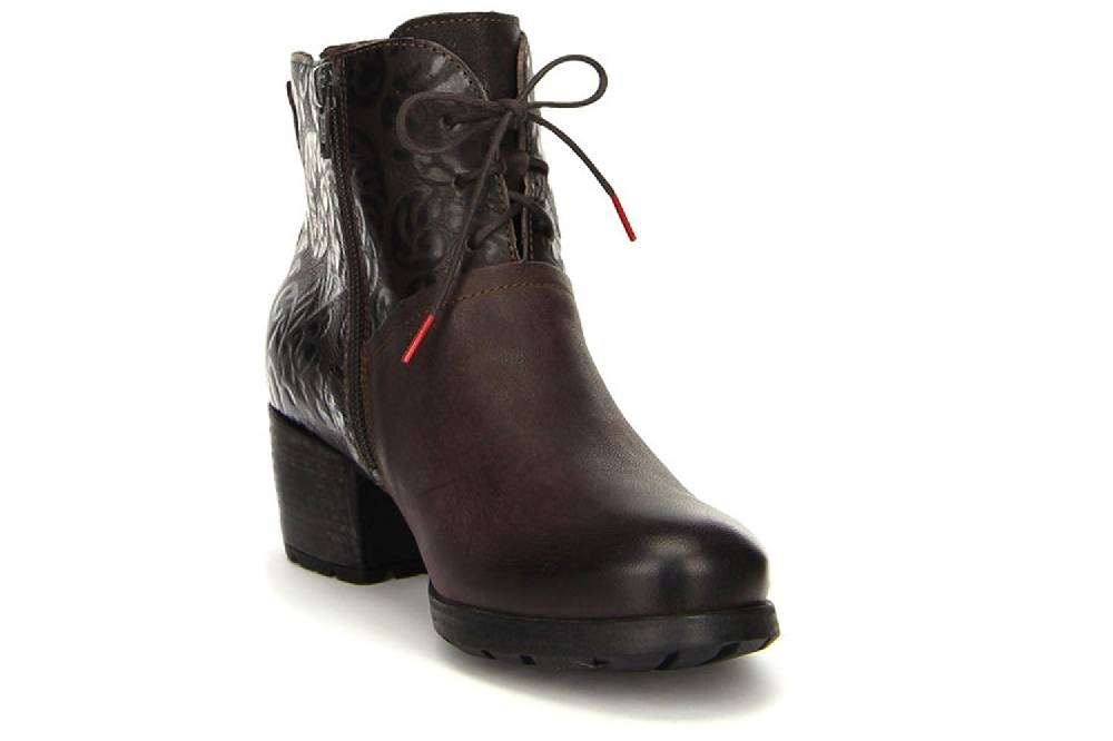 Think! Obajo Stiefeletten In Übergrößen Braun 3-83191-41 Große Damenschuhe