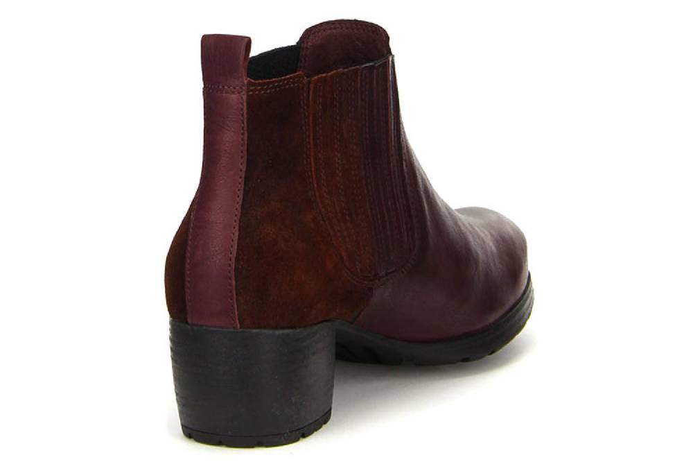 Think! Obajo Stiefeletten In Übergrößen Rot 3-83192-35 Große Damenschuhe