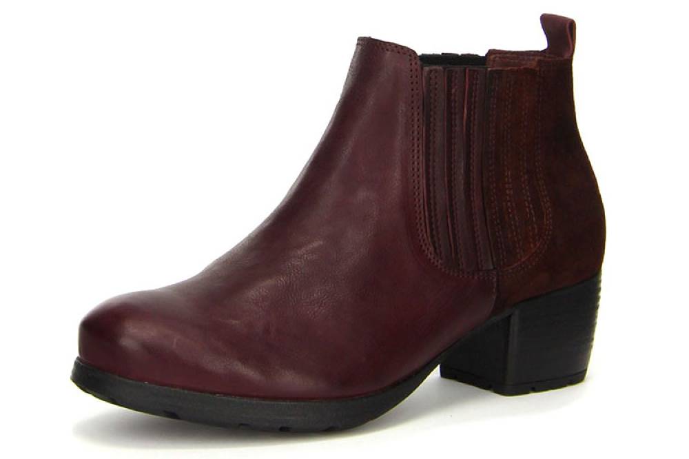 Think! Obajo Stiefeletten in Übergrößen Rot 3-83192-35 große Damenschuhe