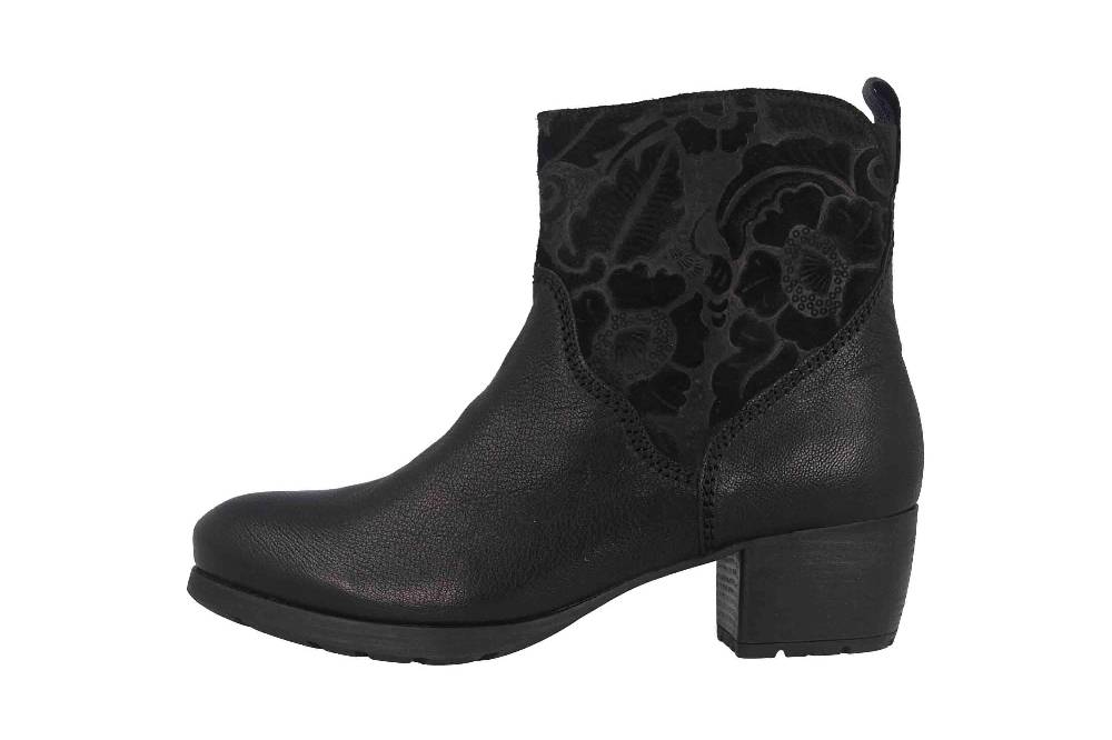 Think! Stiefeletten in Übergrößen Schwarz 5-85192-00 große Damenschuhe