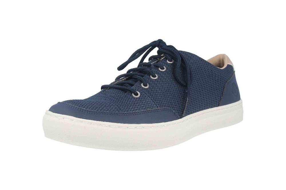 Timberland Adv 2.0 Green Knit Ox Halbschuhe In Übergrößen Blau TB0A2QKE0191 Große Herrenschuhe