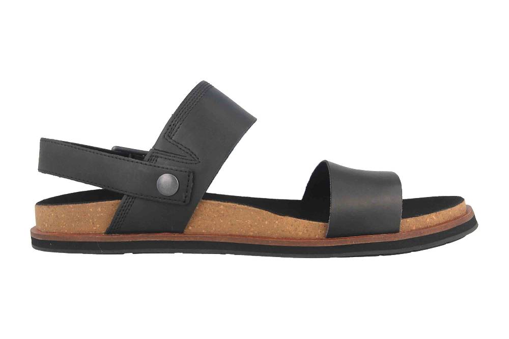 Timberland Amalfi Vibes 2 Band Pantoletten In Übergrößen Schwarz TB0A2CET0151 Große Herrenschuhe