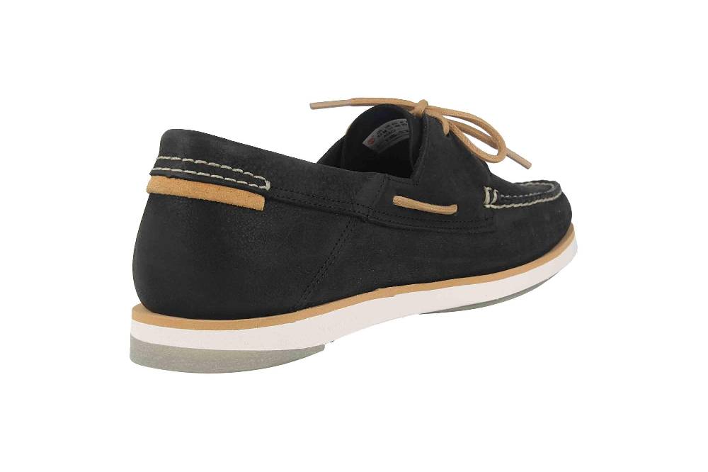 Timberland ATLANTIS BREAK BOAT BLK Slipper In Übergrößen Schwarz TB0A2AC70151 Große Herrenschuhe