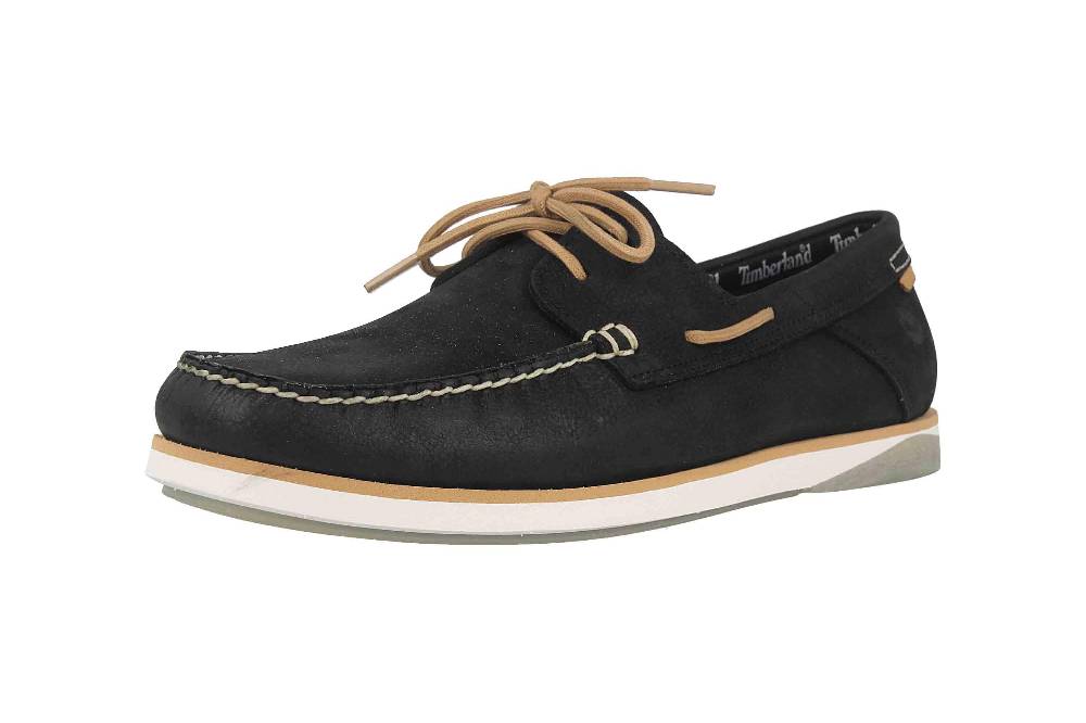 Timberland ATLANTIS BREAK BOAT BLK Slipper In Übergrößen Schwarz TB0A2AC70151 Große Herrenschuhe