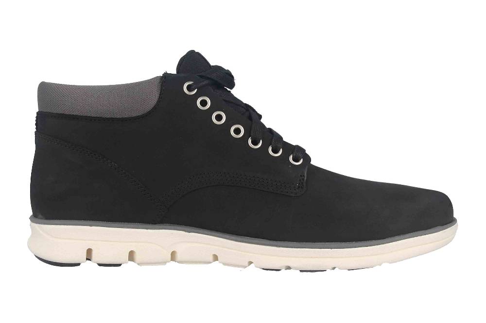 Timberland Bradstreet Chukka Leather BLACK Boots In Übergrößen Schwarz TB0A146Q0011 Große Herrenschuhe