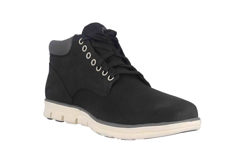 Timberland Bradstreet Chukka Leather BLACK Boots In Übergrößen Schwarz TB0A146Q0011 Große Herrenschuhe