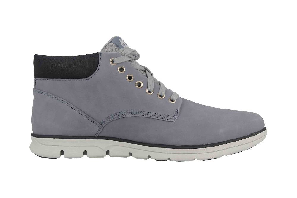 Timberland Bradstreet Chukka Leather FLINT GRAY Boots In Übergrößen Grau TB0A2GUG0931 Große Herrenschuhe