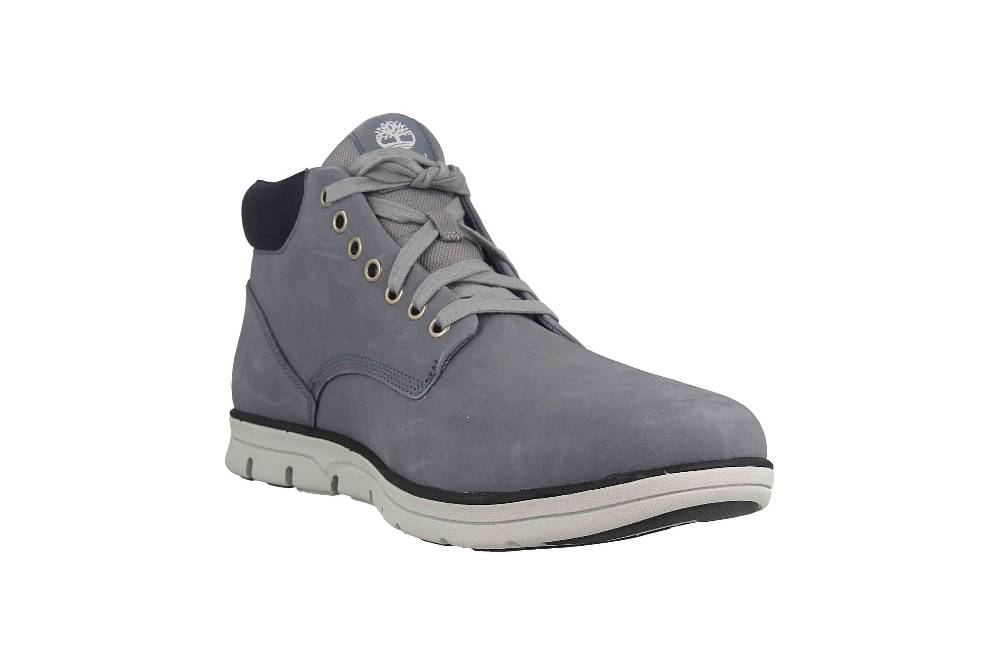 Timberland Bradstreet Chukka Leather FLINT GRAY Boots In Übergrößen Grau TB0A2GUG0931 Große Herrenschuhe