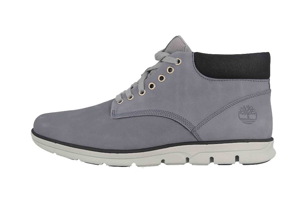 Timberland Bradstreet Chukka Leather FLINT GRAY Boots in Übergrößen Grau TB0A2GUG0931 große Herrenschuhe