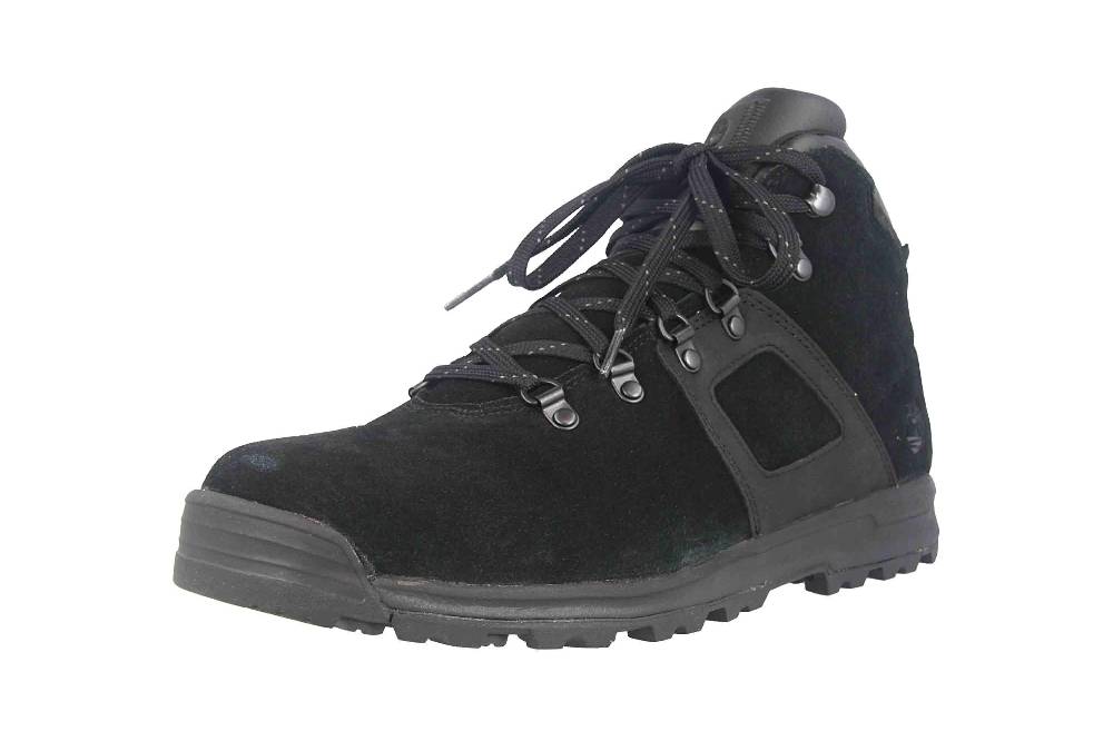 Timberland GT Scramble Mid Leather WP Boots In Übergrößen Schwarz TB0A21K30151 Große Herrenschuhe