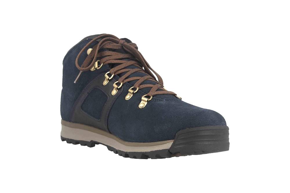 Timberland GT Scramble Mid Leather WP Boots In Übergrößen Blau TB0A21JG0191 Große Herrenschuhe