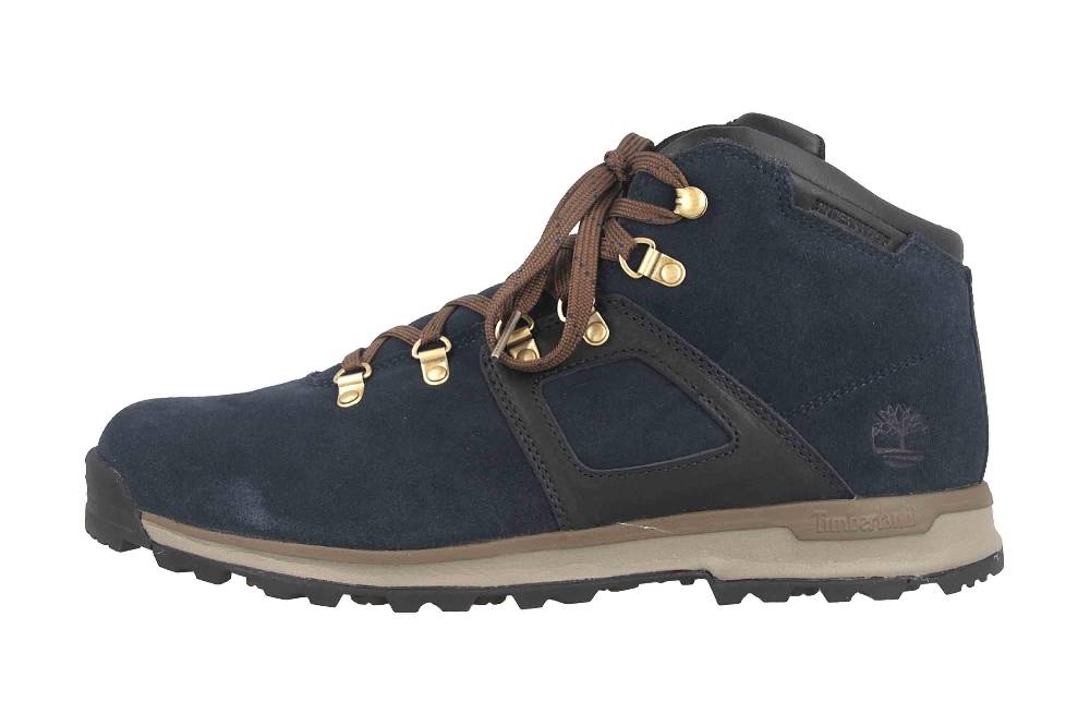 Timberland GT Scramble Mid Leather WP Boots in Übergrößen Blau TB0A21JG0191 große Herrenschuhe