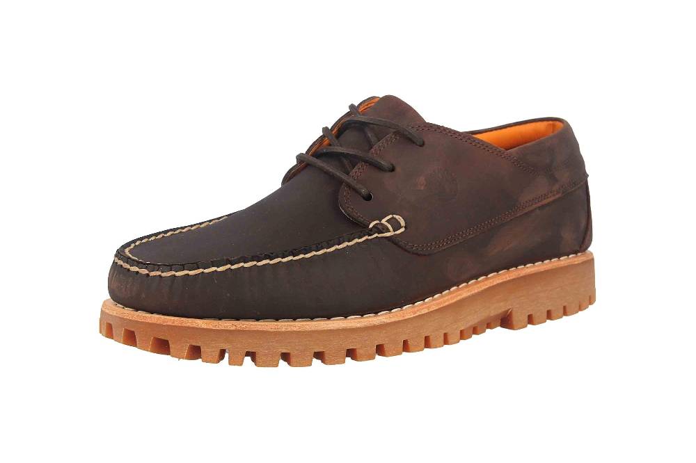 Timberland JACKSONS LNDING MOC DKBRN Halbschuhe In Übergrößen Braun TB0A29Z9V131 Große Herrenschuhe