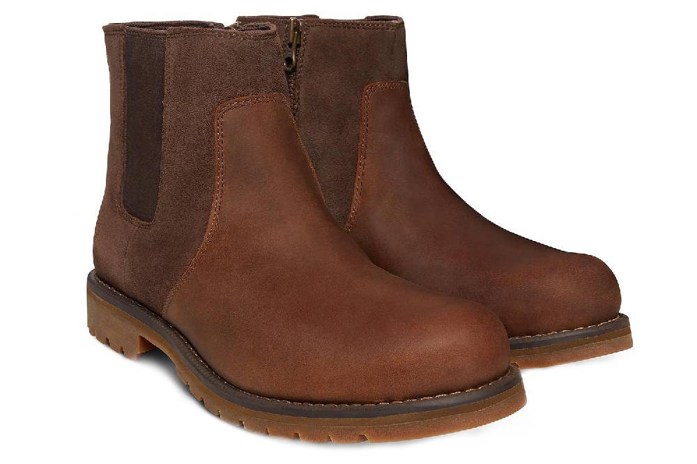 Timberland LARCHMONT CHLS WP DK BRN Stiefelette In Übergrößen Braun TB0A1UMZ2001 Große Herrenschuhe