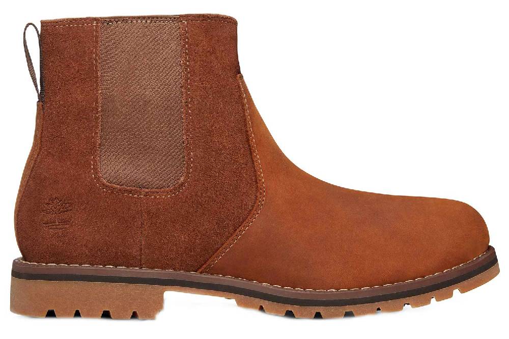 Timberland LARCHMONT CHLS WP MD BRN Stiefelette In Übergrößen Braun TB0A1UMDD601 Große Herrenschuhe