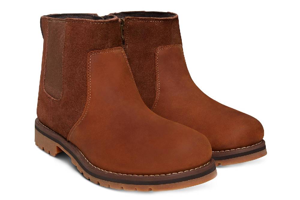 Timberland LARCHMONT CHLS WP MD BRN Stiefelette In Übergrößen Braun TB0A1UMDD601 Große Herrenschuhe