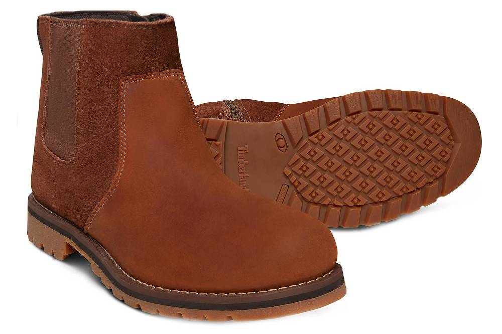 Timberland LARCHMONT CHLS WP MD BRN Stiefelette In Übergrößen Braun TB0A1UMDD601 Große Herrenschuhe