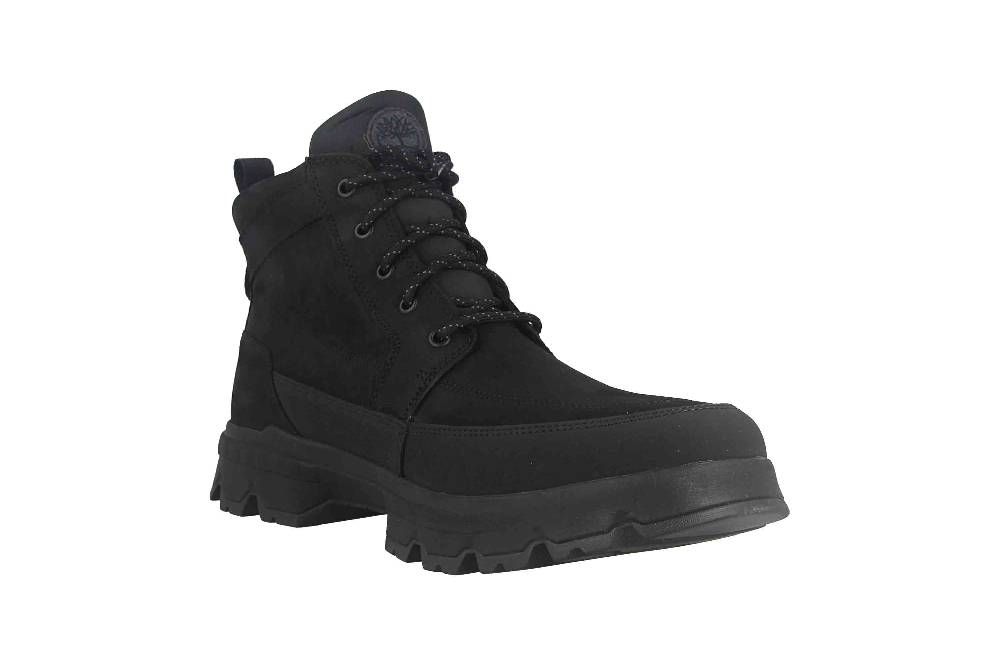 Timberland TBL Originals Ultra WP Chukka JET BLACK Boots In Übergrößen Schwarz TB0A44RH0151 Große Herrenschuhe