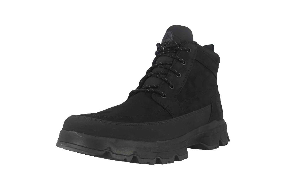 Timberland TBL Originals Ultra WP Chukka JET BLACK Boots In Übergrößen Schwarz TB0A44RH0151 Große Herrenschuhe