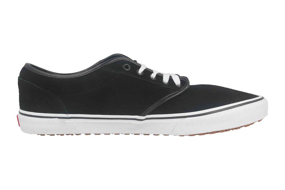 VANS MN ATWOOD VANSGUARD (SUEDE FLEECE) BLACK/WHITE Sneaker In Übergrößen Schwarz VN0A5KXS70P1 Große Herrenschuhe