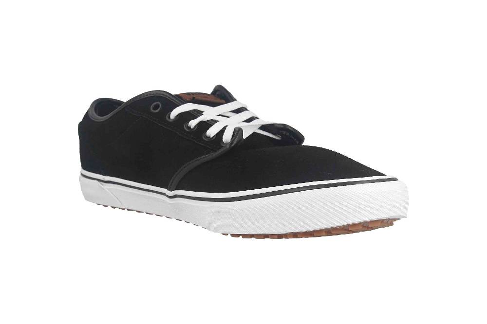 VANS MN ATWOOD VANSGUARD (SUEDE FLEECE) BLACK/WHITE Sneaker In Übergrößen Schwarz VN0A5KXS70P1 Große Herrenschuhe