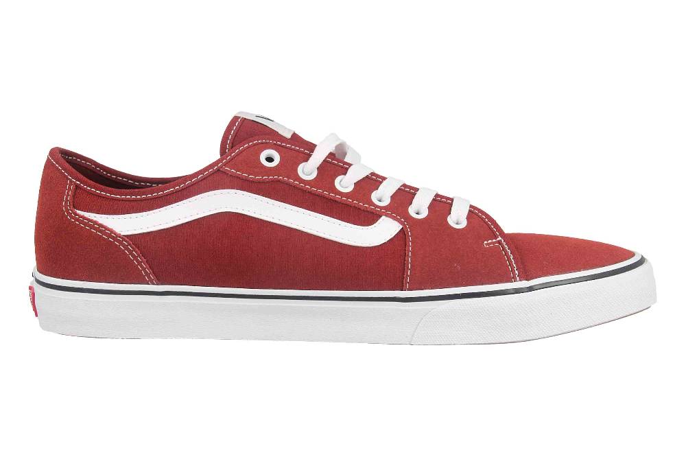 VANS MN Filmore Decon SUEDE/CANVAS FIRED BRICK Sneaker In Übergrößen Rot VN0A5HTYZHG1 Große Herrenschuhe