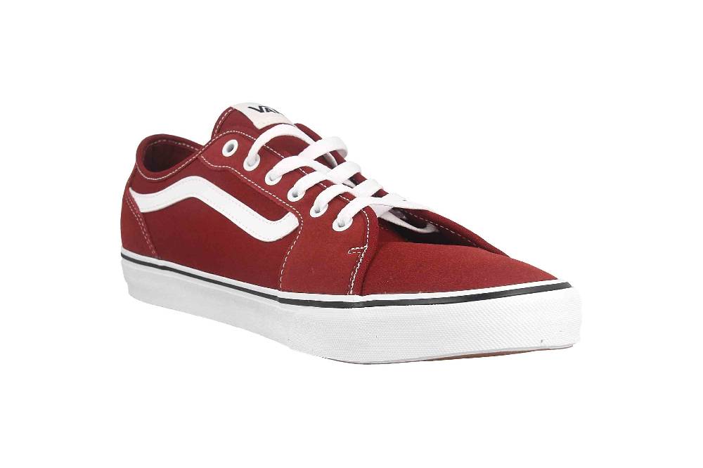 VANS MN Filmore Decon SUEDE/CANVAS FIRED BRICK Sneaker In Übergrößen Rot VN0A5HTYZHG1 Große Herrenschuhe