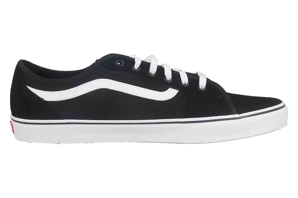 VANS MN Filmore Decon SUEDE/CANVAS (SUEDE/CANVAS) BLK/WHITE Sneaker In Übergrößen Schwarz VN0A3WKZ5LM1 Große Herrenschuhe