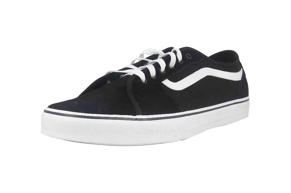 VANS MN Filmore Decon SUEDE/CANVAS (SUEDE/CANVAS) BLK/WHITE Sneaker In Übergrößen Schwarz VN0A3WKZ5LM1 Große Herrenschuhe