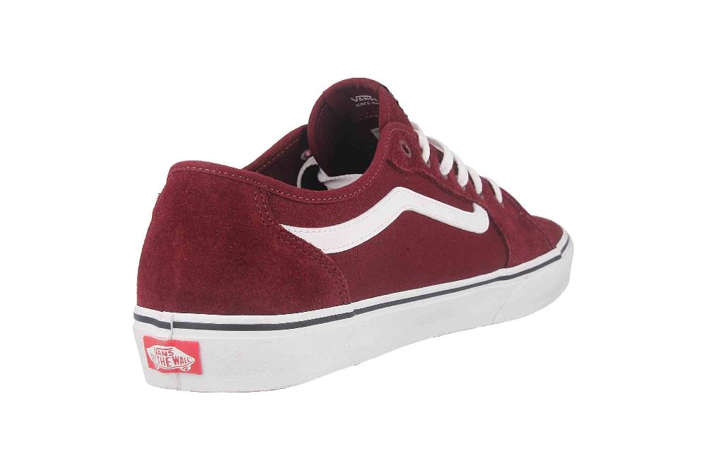 VANS MN Filmore Decon SUEDE/CANVAS (SUEDE/CANVAS)PRT RYL/WHT Sneaker In Übergrößen Rot VN0A3WKZ5LN1 Große Herrenschuhe