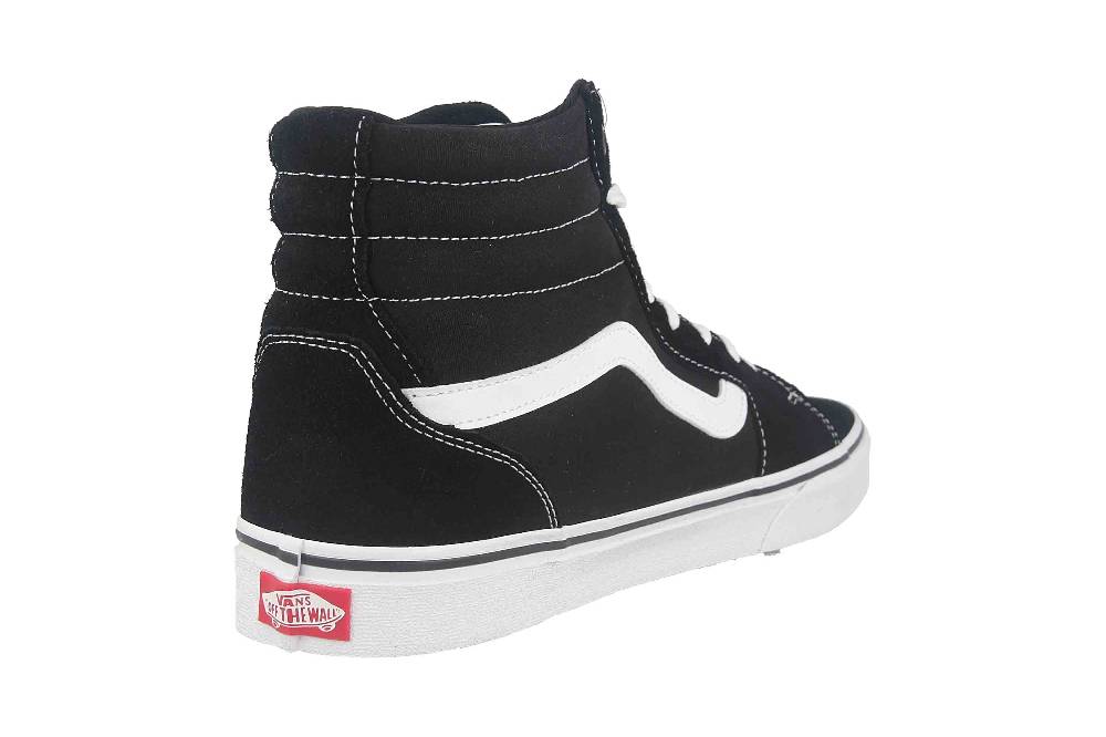 VANS MN Filmore Hi (Suede/Canvas) Black/white Sneaker In Übergrößen Schwarz VN0A5HZLIJU1 Große Herrenschuhe