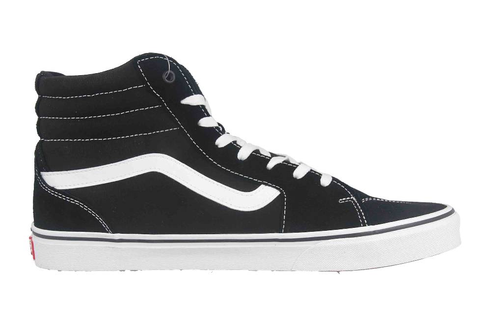 VANS MN Filmore Hi (Suede/Canvas) Black/white Sneaker In Übergrößen Schwarz VN0A5HZLIJU1 Große Herrenschuhe