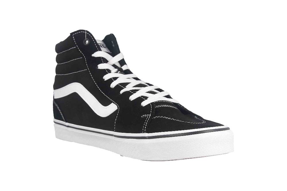 VANS MN Filmore Hi (Suede/Canvas) Black/white Sneaker In Übergrößen Schwarz VN0A5HZLIJU1 Große Herrenschuhe